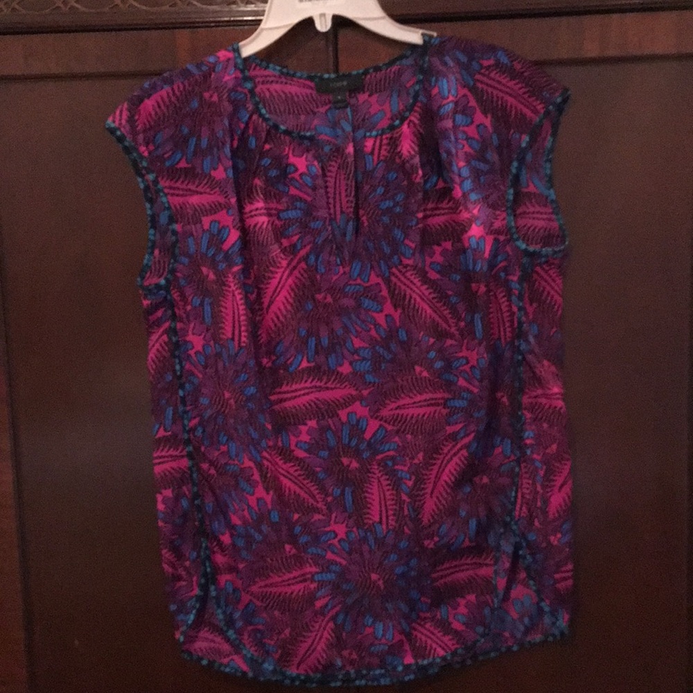 J. Crew Silk Top